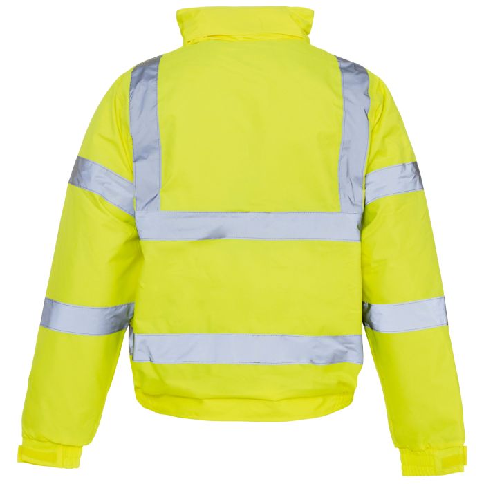 3684 Supertouch Hi Vis Yellow Standard Storm Bomber Jacket