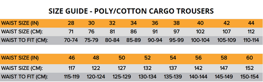 Leo EcoViz Poly/Cotton Cargo Trouser