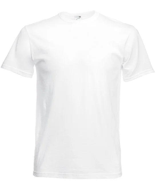 SS048, RAL T-shirt , Fruit of the Loom, Original Tee White