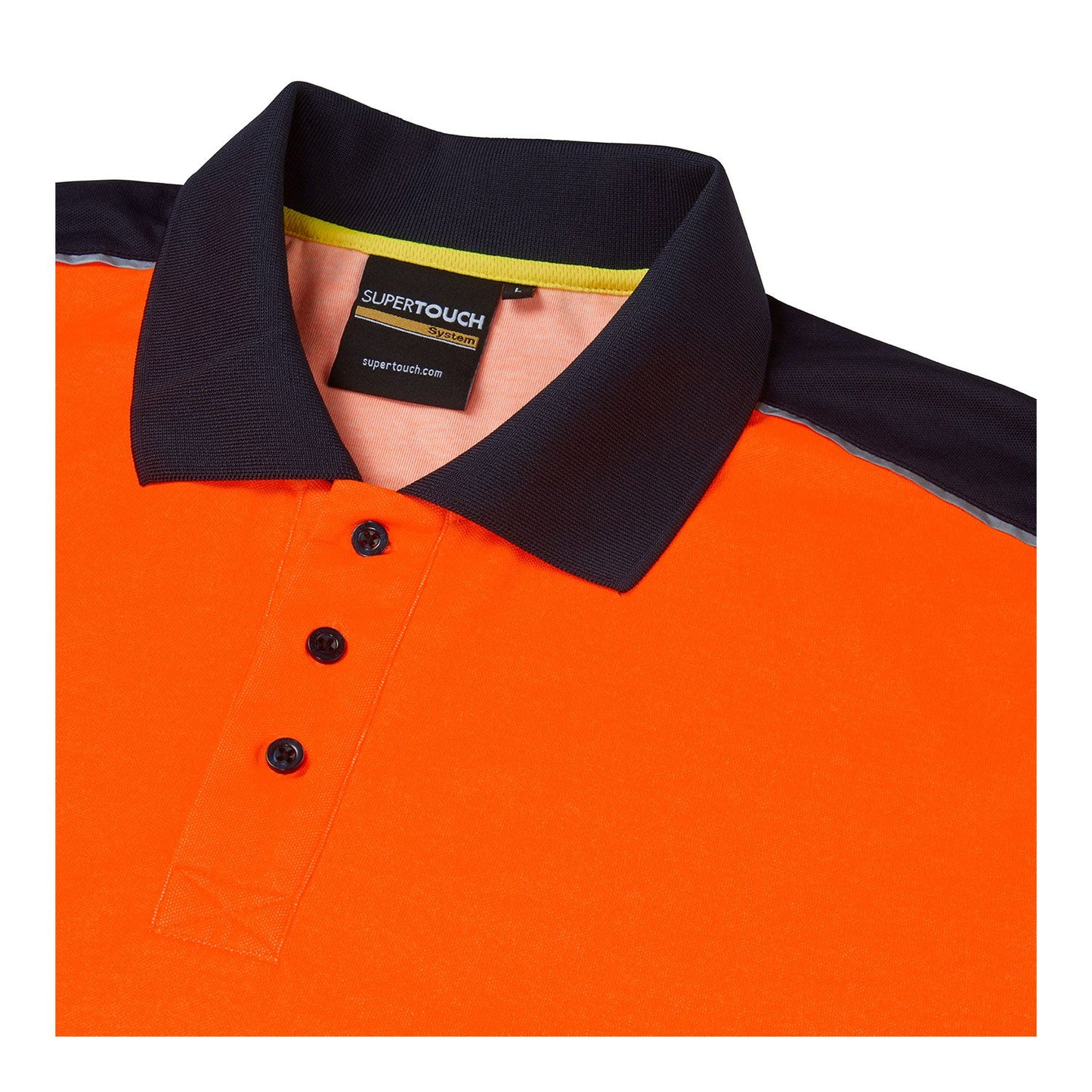 SYH-304D HV System Eco Two Tone Polo (ORANGE)