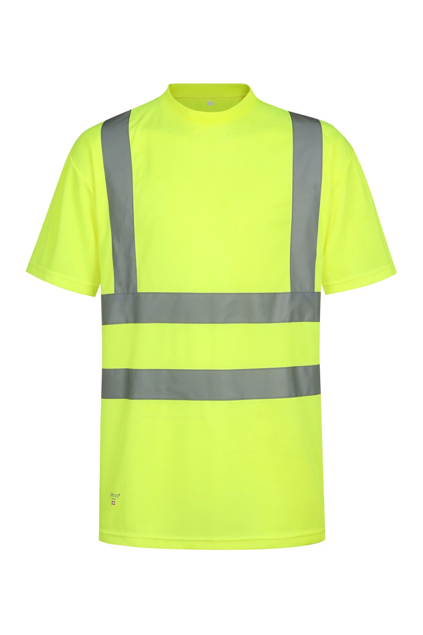 HVM_G, HIGH VISIBILITY T-SHIRT PESSO HVM, YELLOW