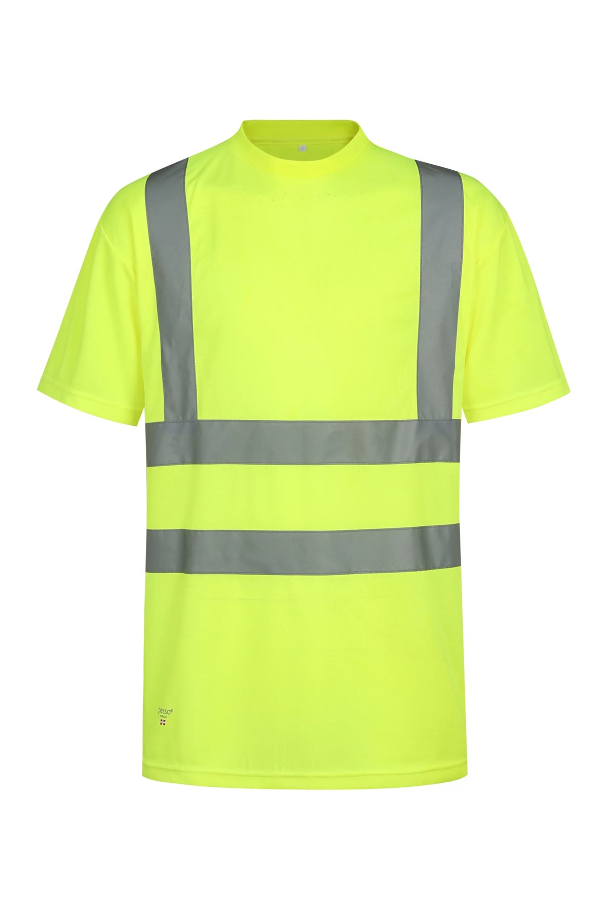 HVM_G, HIGH VISIBILITY T-SHIRT PESSO HVM, YELLOW