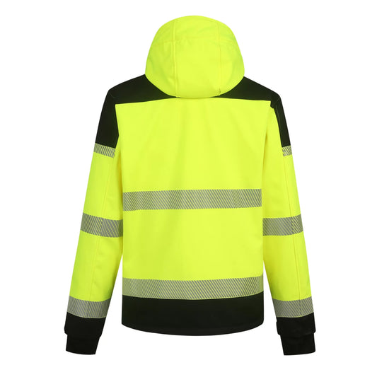 PALERMO_G, HI-VIS SOFTSHELL JACKET PESSO PALERMO, YELLOW