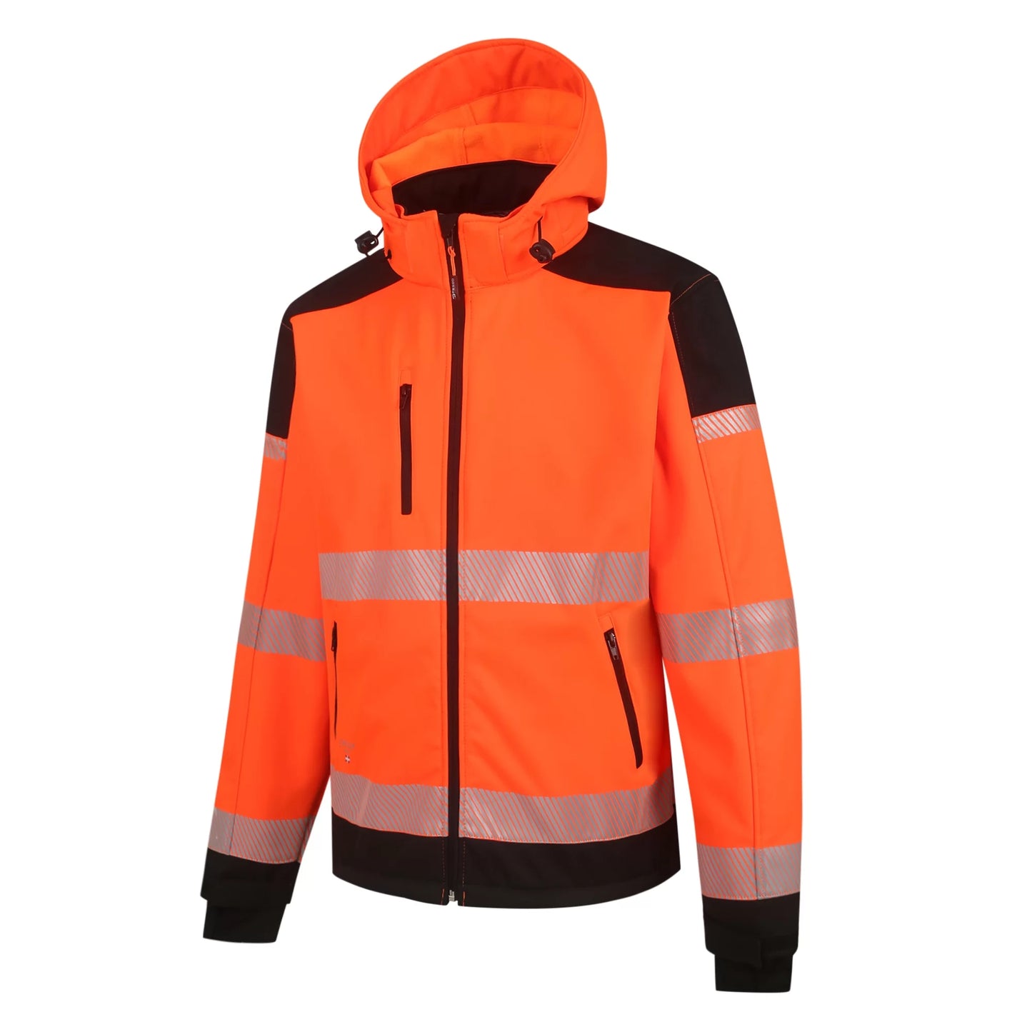 PALERMO_OR, HI-VIS SOFTSHELL JACKET PESSO PALERMO, ORANGE