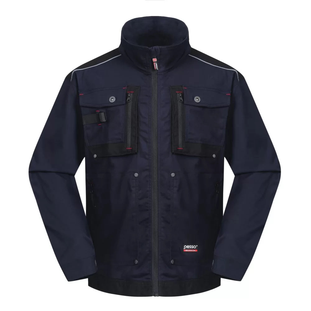 DS215M, WORKWEAR JACKET PESSO STRETCH 215, NAVY
