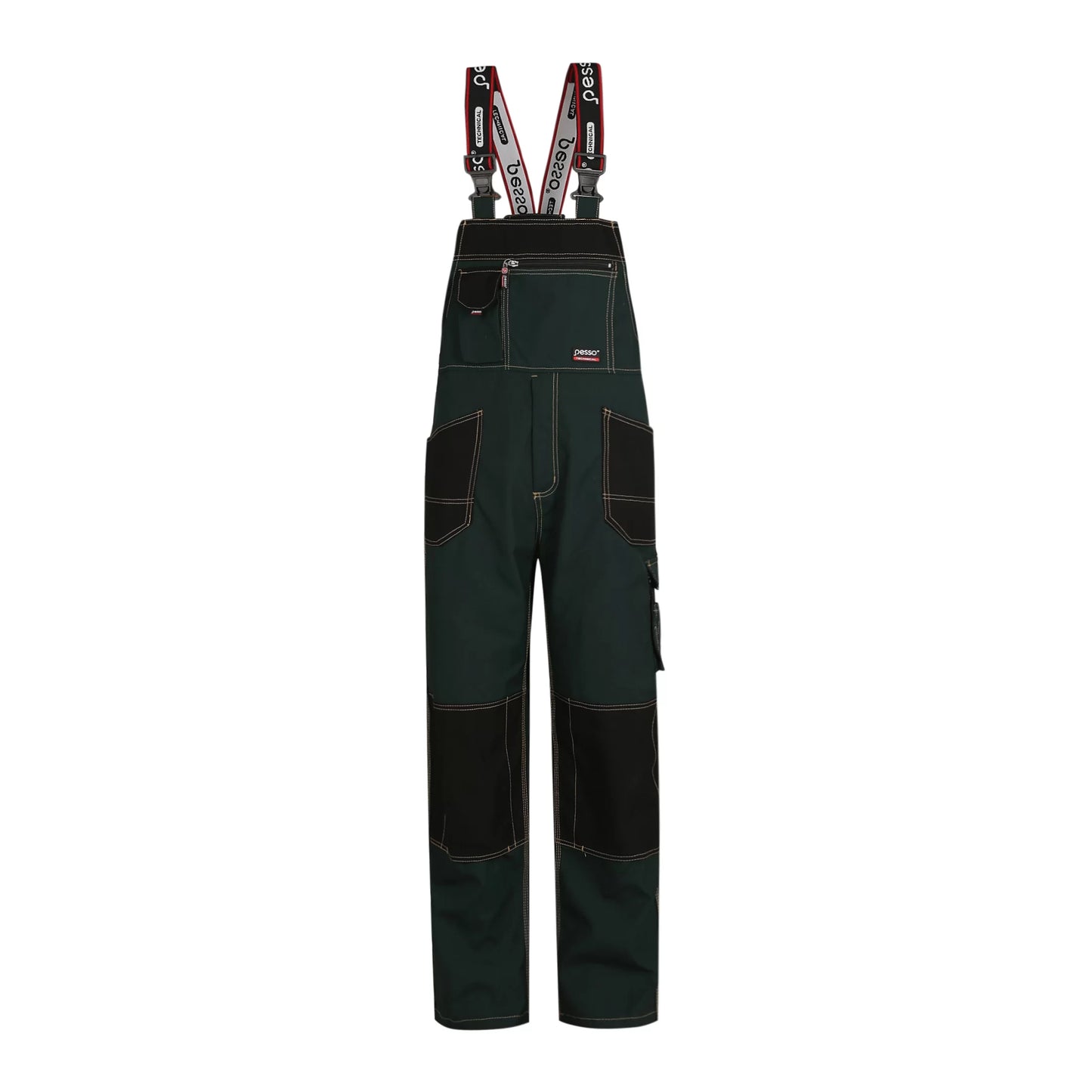 DPCZ, WORKWEAR BIBPANTS CANVAS PESSO, GREEN