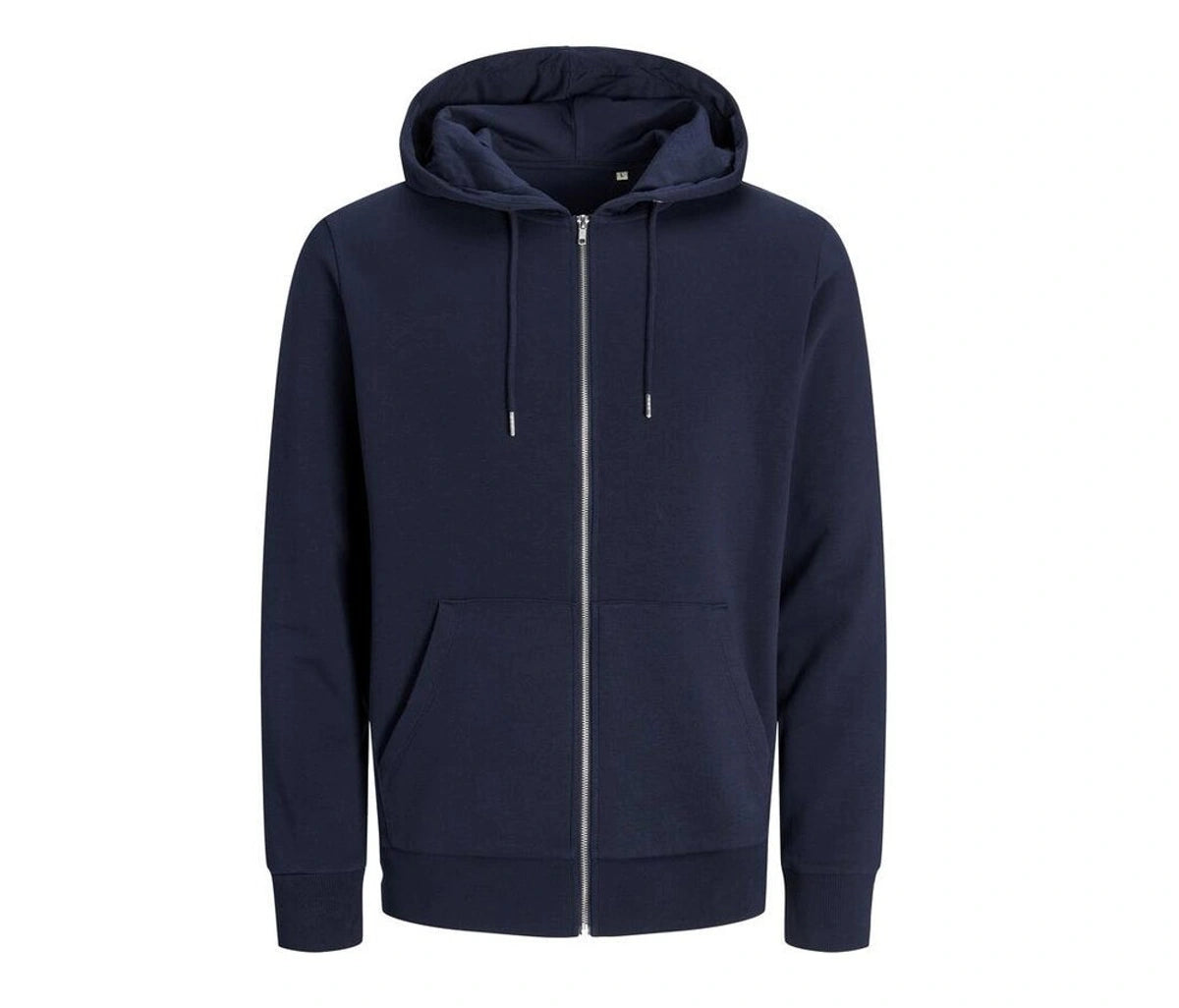 JACK & JONES Hoodie with Zip (Navy)