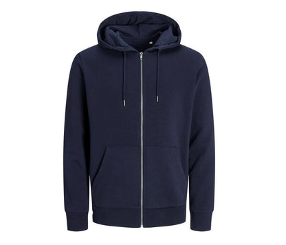 JACK & JONES Hoodie with Zip (Navy)