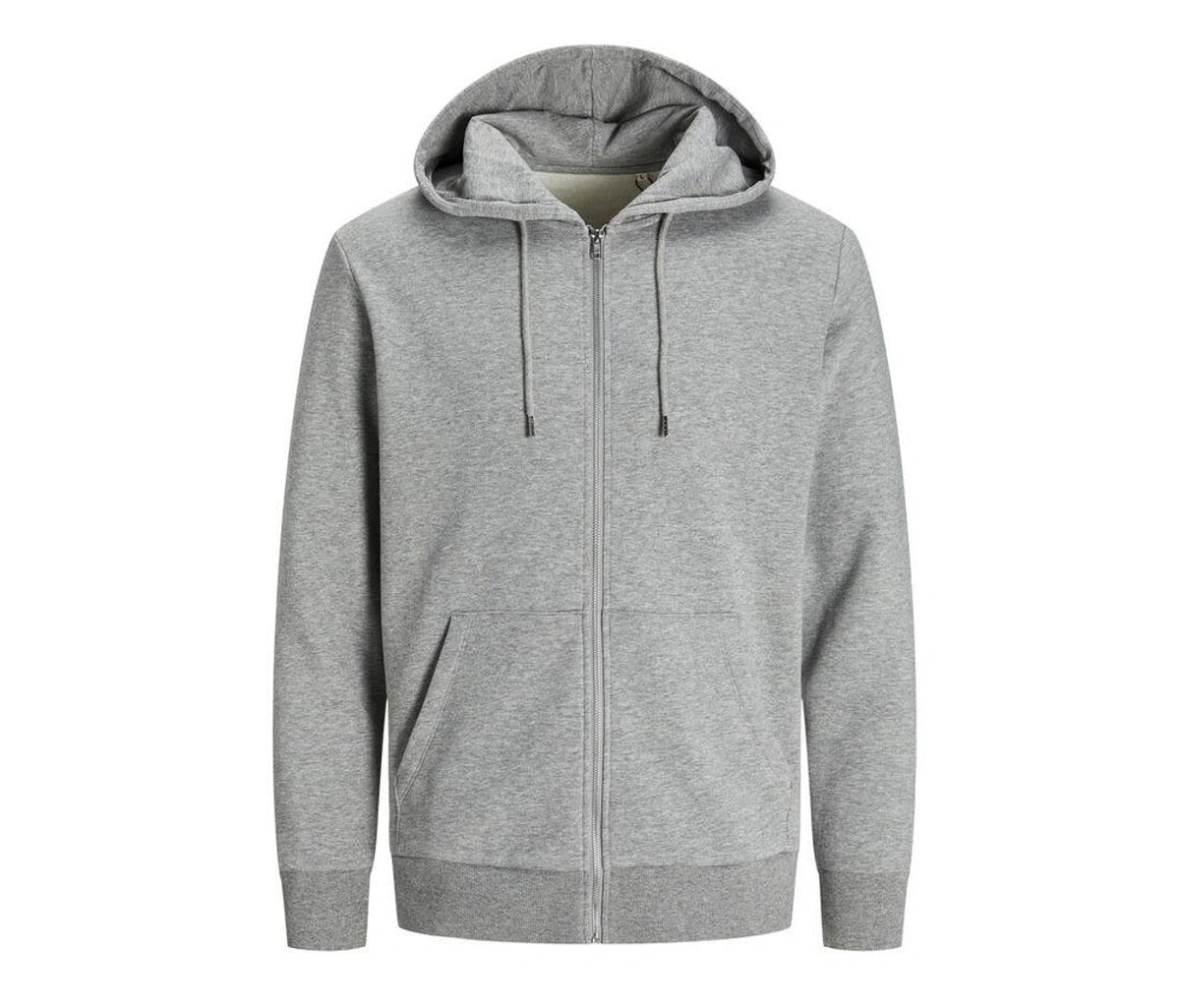 JACK & JONES Hoodie with Zip (Gray)