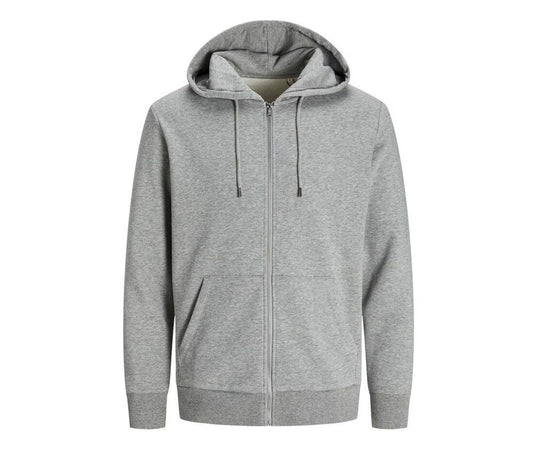 JACK & JONES Hoodie with Zip (Gray)