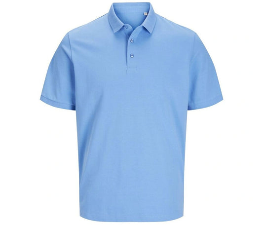 JACK & JONES Men's Polo T-shirt (Azure Blu)