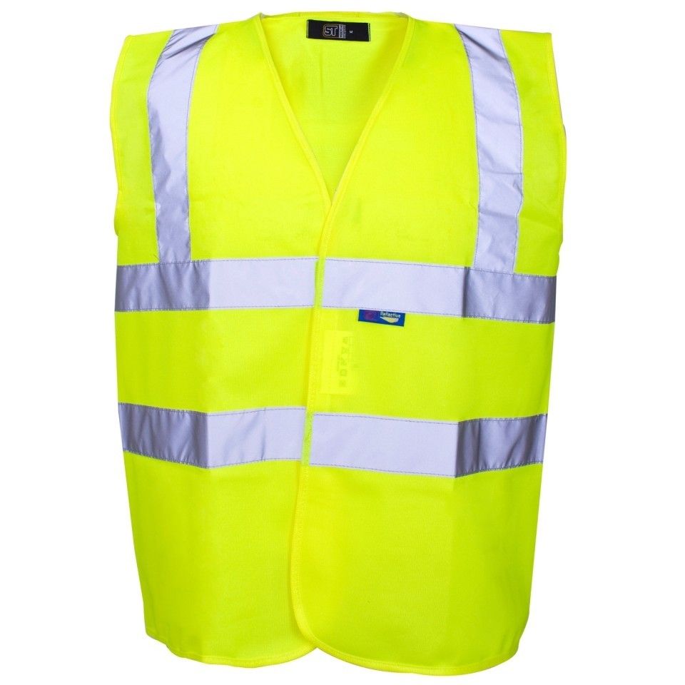 SHV-2514 Supertouch Yellow Hi-Vis Vests Printers Pack