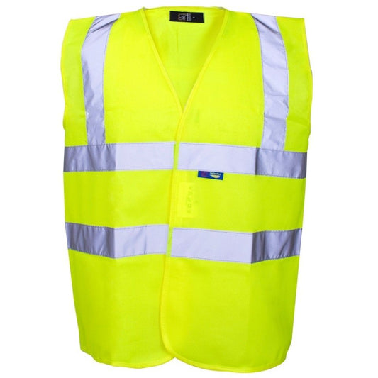 SHV-2514 Supertouch Yellow Hi-Vis Vests Printers Pack