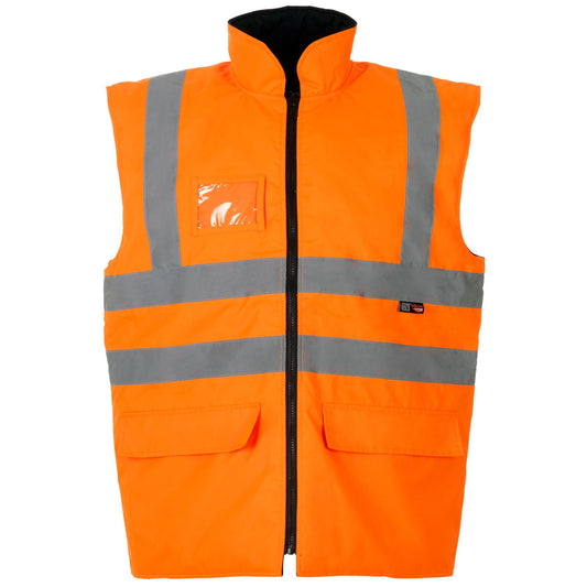 3668 Supertouch Hi Vis Orange Interactive Bodywarmer
