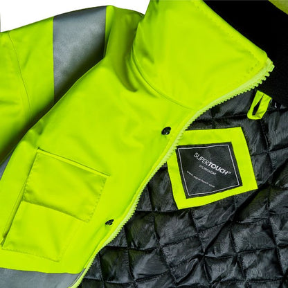 3724 Stormflex® Hi Vis Yellow PU Bomber Jacket