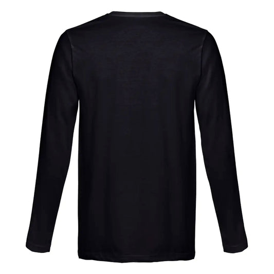 Men's Long-Sleeve T-Shirts, 150 g/m² THC Bucharest, black