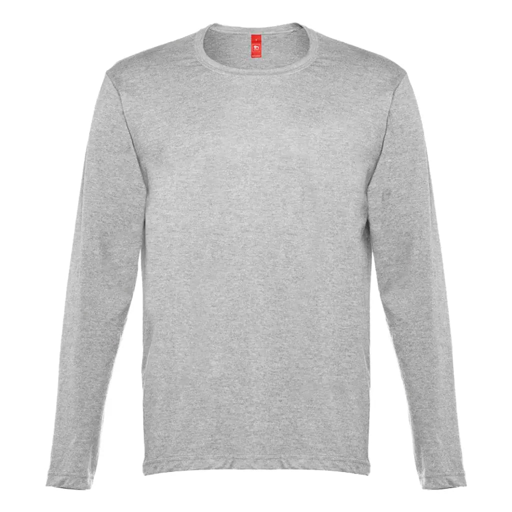 Men's Long-Sleeve T-Shirts, 150 g/m² THC Bucharest, grey