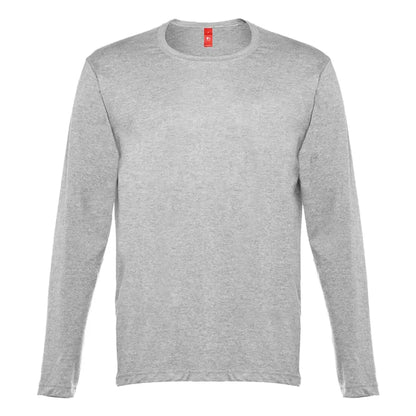 Men's Long-Sleeve T-Shirts, 150 g/m² THC Bucharest, grey