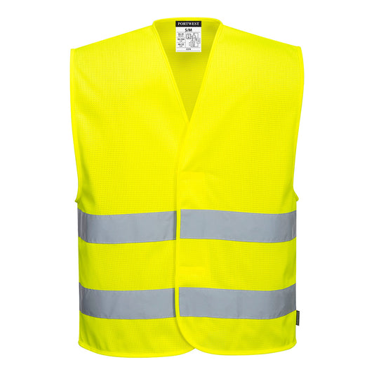 C374 - Hi-Vis Mesh Two Band Vest