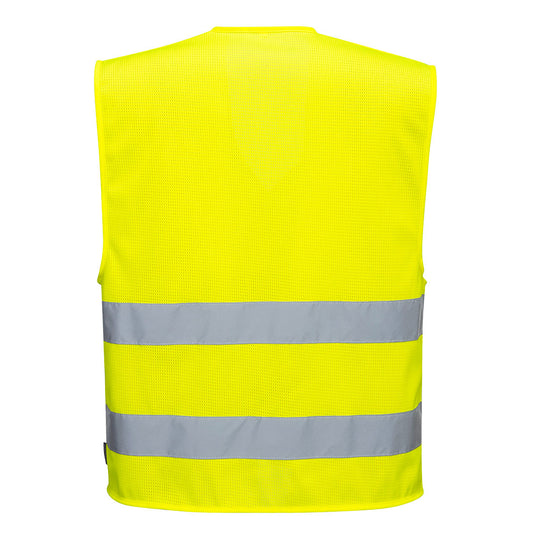 C374 - Hi-Vis Mesh Two Band Vest