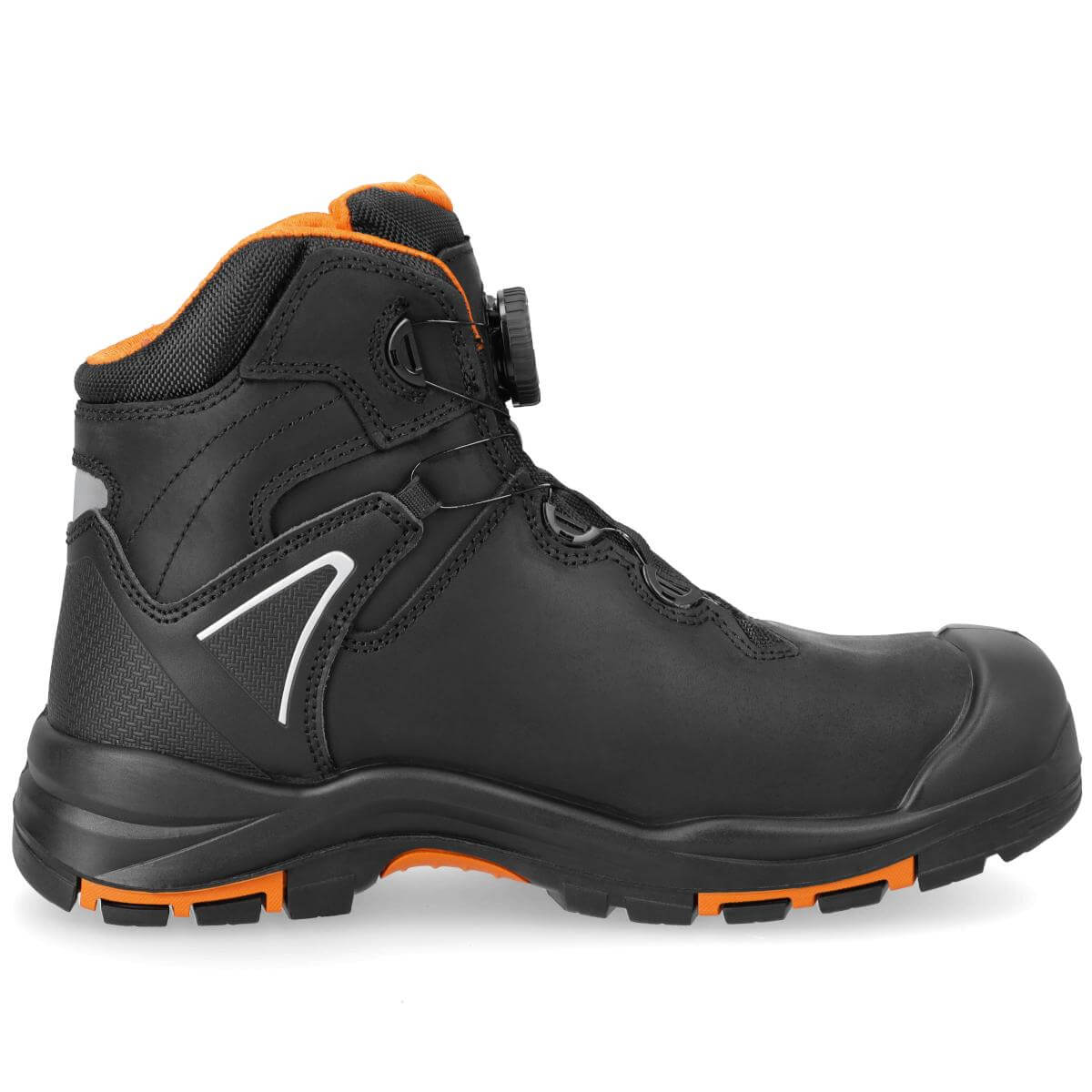 CENTAUR BLACK SPIN SAFETY ANKLE SHOES S3L
