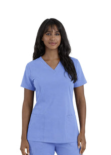 PHILTEX Ladies Stretch Polyester Scrub (Ceil Blue)