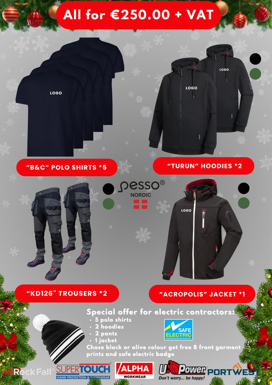 All for €250.00 + VAT