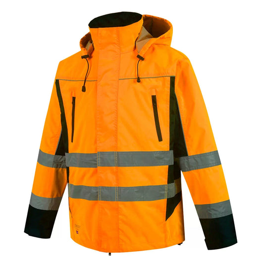 DENVER_OR, WATERPROOF JACKET PESSO DENVER HI VIS ORANGE