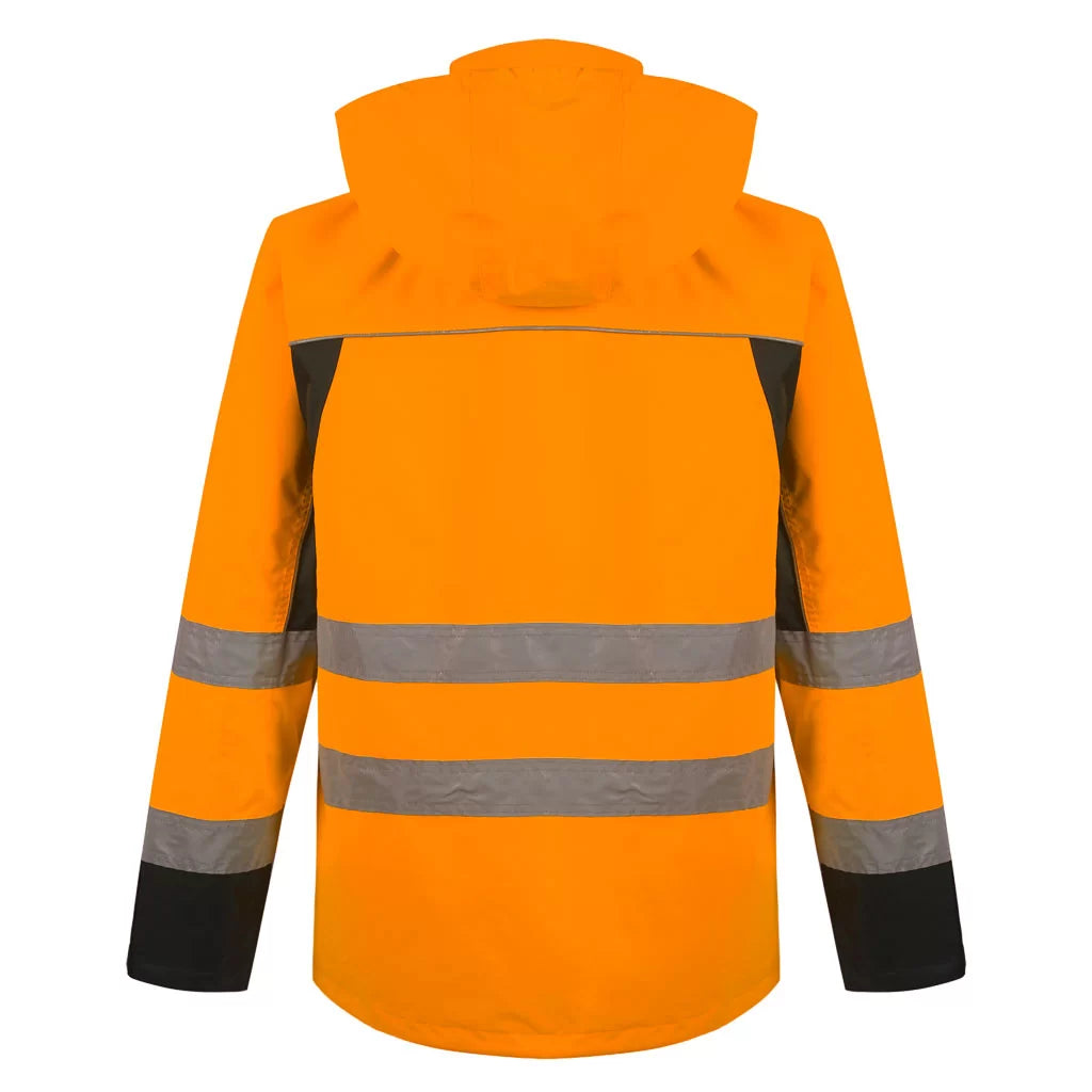 DENVER_OR, WATERPROOF JACKET PESSO DENVER HI VIS ORANGE