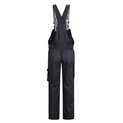 DPSTRETCHP, WORKWEAR BIBPANTS PESSO STRETCH, GREY
