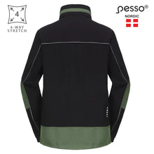 DS125Z, WORKWEAR JACKET PESSO TITAN 125, OLIVE GREEN 4-WAY STRETCH