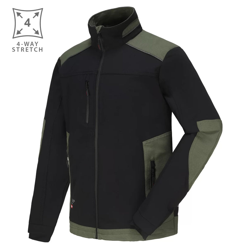 DS125Z, WORKWEAR JACKET PESSO TITAN 125, OLIVE GREEN 4-WAY STRETCH