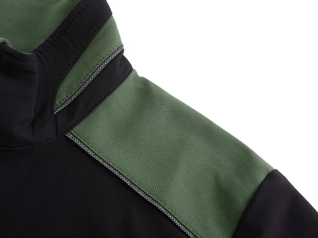 DS125Z, WORKWEAR JACKET PESSO TITAN 125, OLIVE GREEN 4-WAY STRETCH