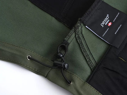 DS125Z, WORKWEAR JACKET PESSO TITAN 125, OLIVE GREEN 4-WAY STRETCH