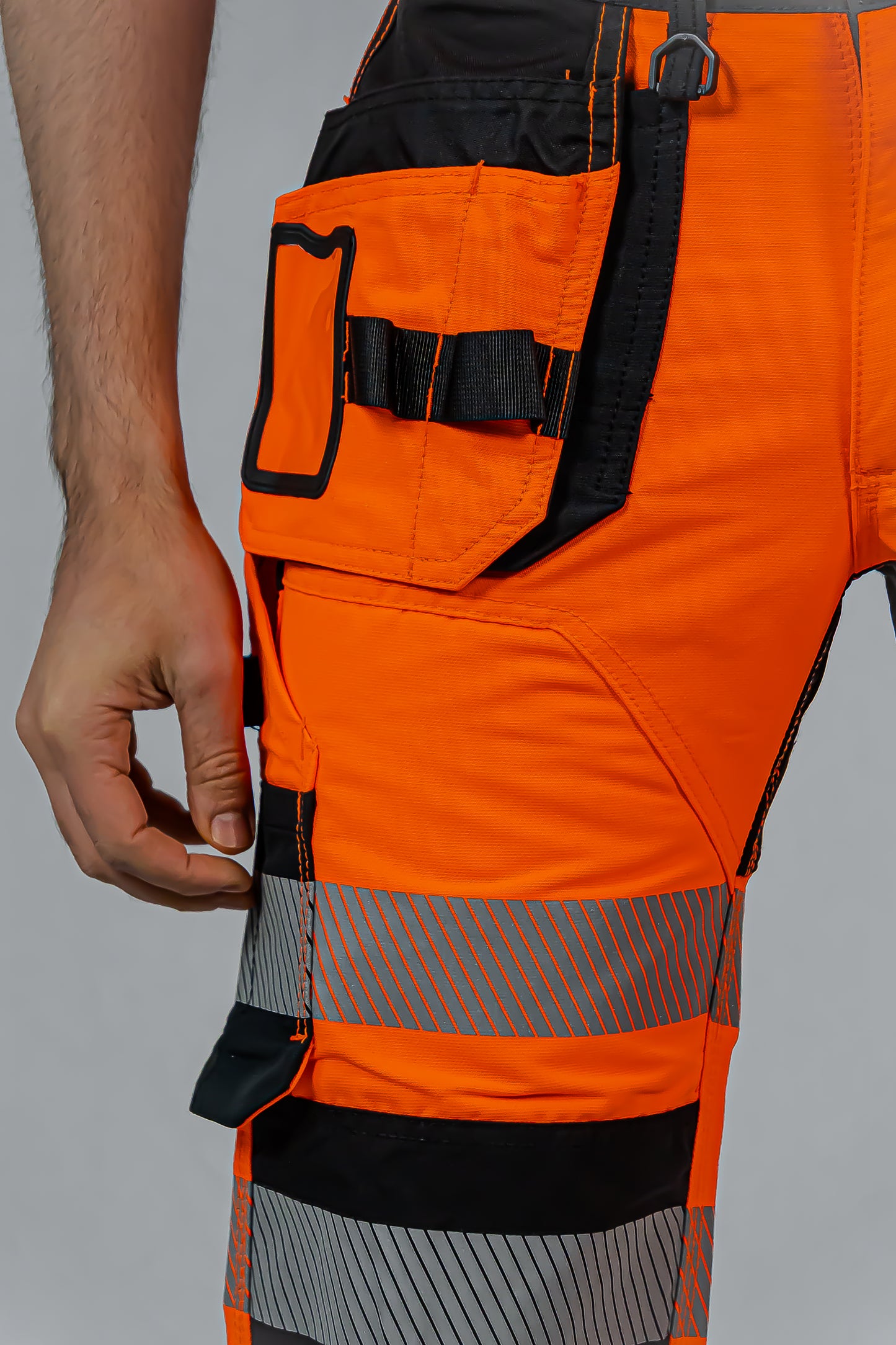 KB135OR, WORKWEAR 3/4 SHORT TROUSERS PESSO URANUS FLEXPRO 135, ORANGE