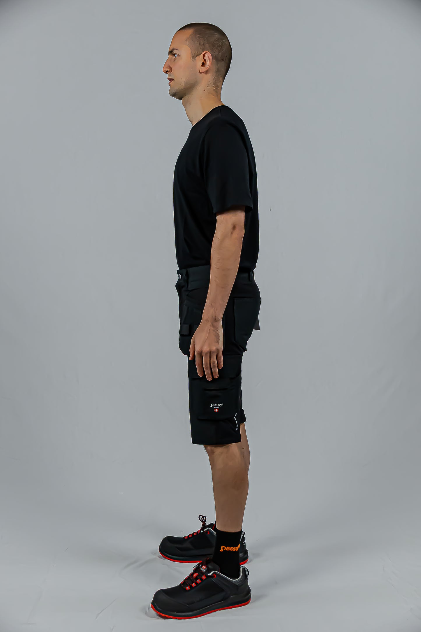 KB125P, WORKWEAR SHORTS PESSO TITAN FLEXPRO 125, SPACE GREY