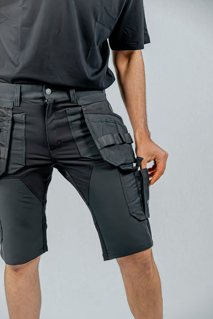 KB125P, WORKWEAR SHORTS PESSO TITAN FLEXPRO 125, SPACE GREY