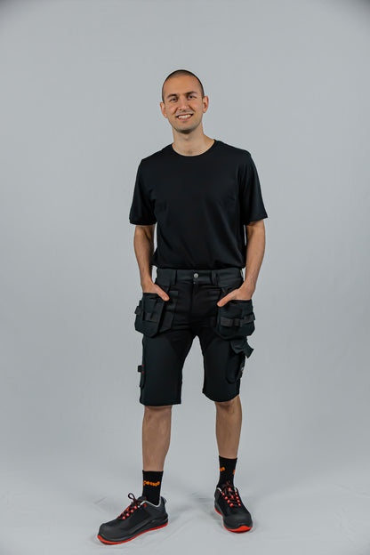 KB125P, WORKWEAR SHORTS PESSO TITAN FLEXPRO 125, SPACE GREY