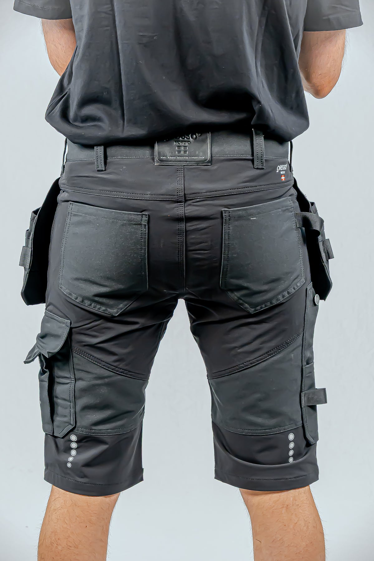 KB125P, WORKWEAR SHORTS PESSO TITAN FLEXPRO 125, SPACE GREY