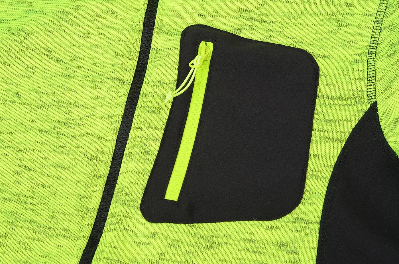 FLORENCE_G, WARM ZIP THROUGH FLEECE SWEATER PESSO FLORENCE, YELLOW