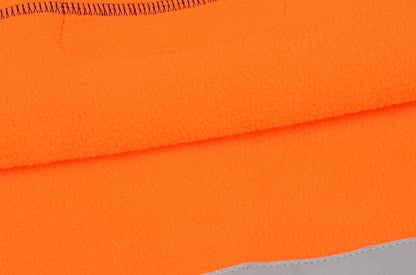FL02OR, ZIP THROUGH FLEECE SWEATER PESSO, ORANGE