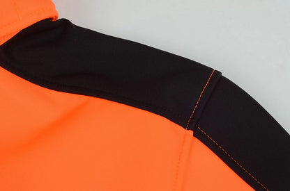 PALERMO_OR, HI-VIS SOFTSHELL JACKET PESSO PALERMO, ORANGE