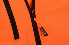 PALERMO_OR, HI-VIS SOFTSHELL JACKET PESSO PALERMO, ORANGE