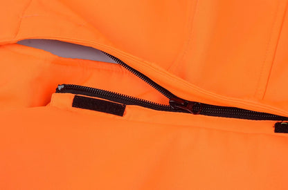 CALGARY_OR, HI-VIS SOFTSHELL JACKET PESSO CALGARY, ORANGE