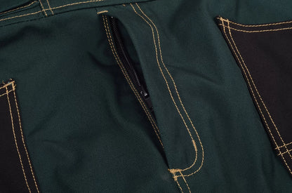 DPCZ, WORKWEAR BIBPANTS CANVAS PESSO, GREEN