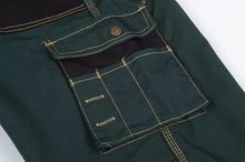 DPCZ, WORKWEAR BIBPANTS CANVAS PESSO, GREEN