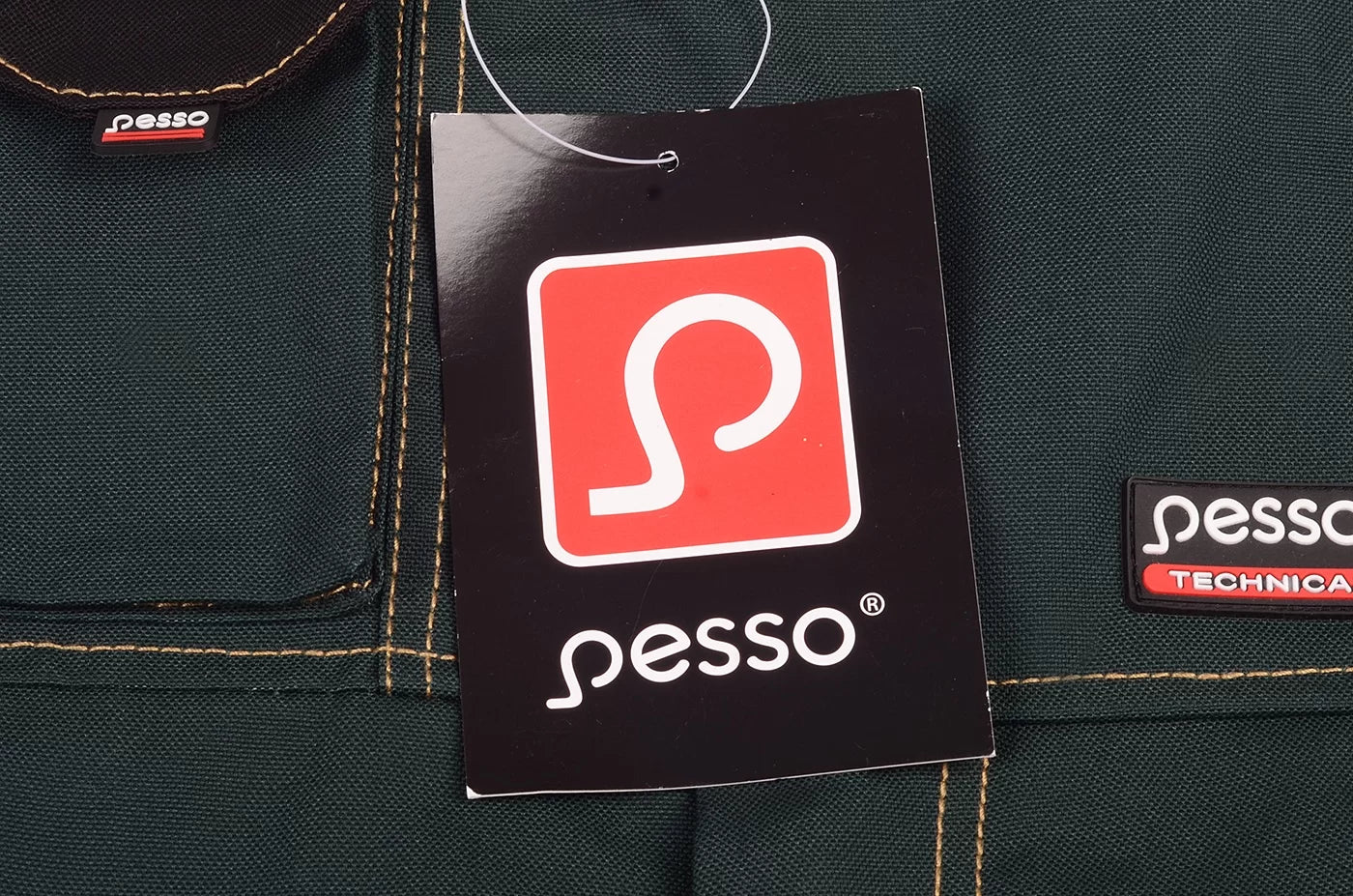 DPCZ, WORKWEAR BIBPANTS CANVAS PESSO, GREEN