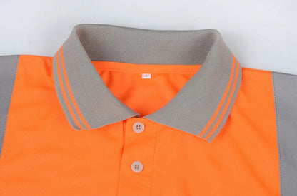 HVP_OR, (LX722-O) HIGH VISIBILITY POLO PESSO HVP, ORANGE