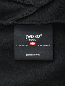 DZP725J, ZIP THROUGH 4-WAY STRETCH SWEATER PESSO, BLACK