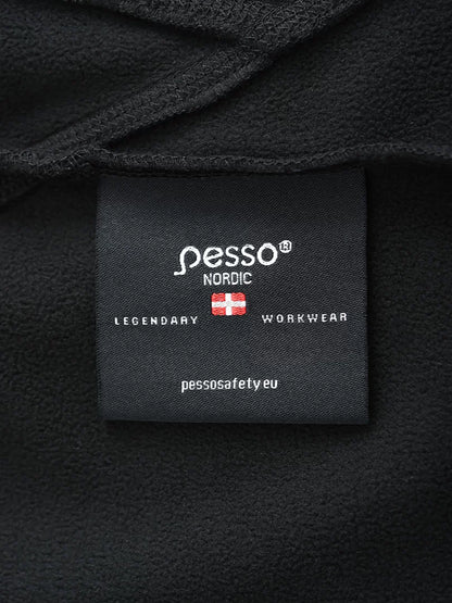 DZP725J, ZIP THROUGH 4-WAY STRETCH SWEATER PESSO, BLACK